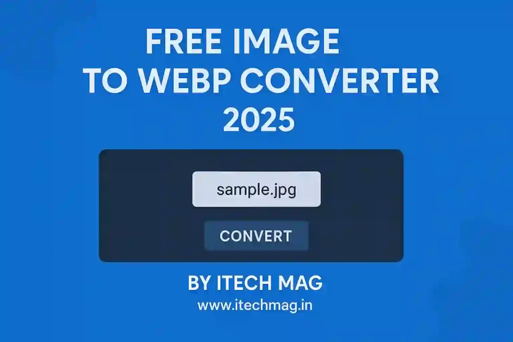 Image to WebP Converter Tool