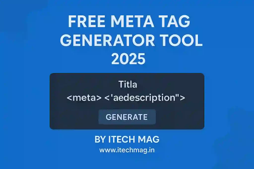 Free meta tag generator tool