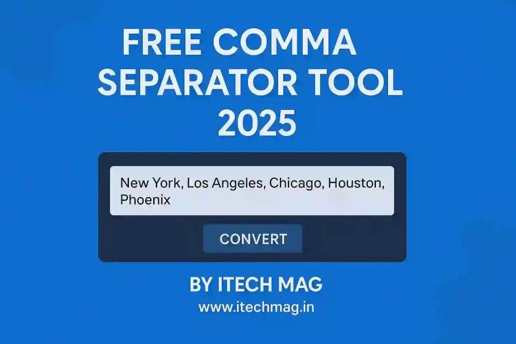 comma separator tool
